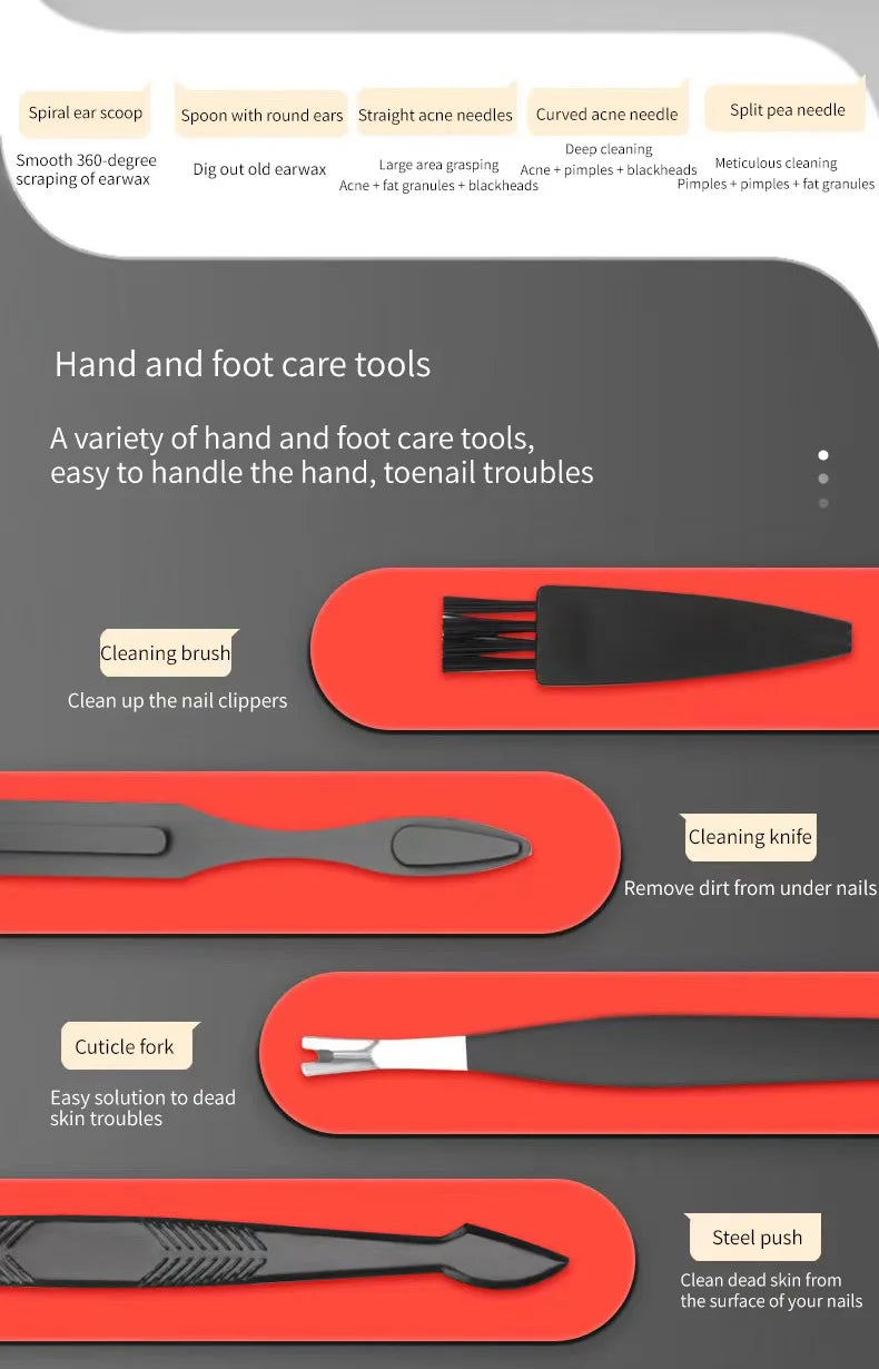 Nail Clipper & Manicure Tool Set