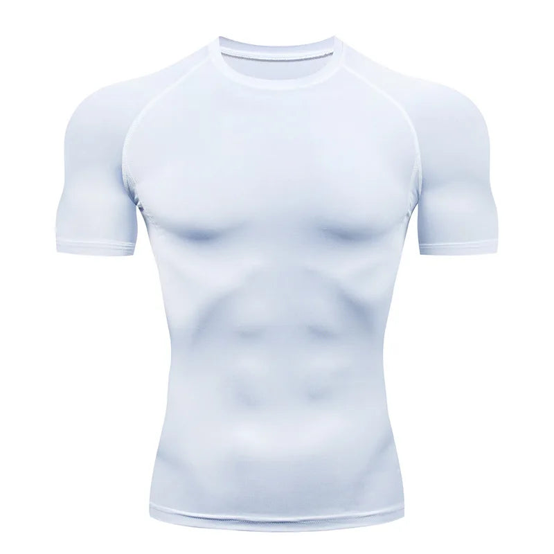 Men’s Compression Fit Performance T-Shirt – Breathable Moisture-Wicking Active Top