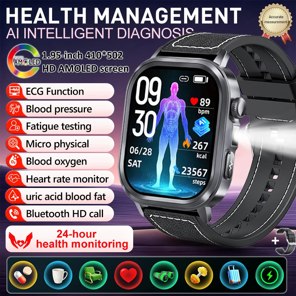 LED Flashlight Smart Watch