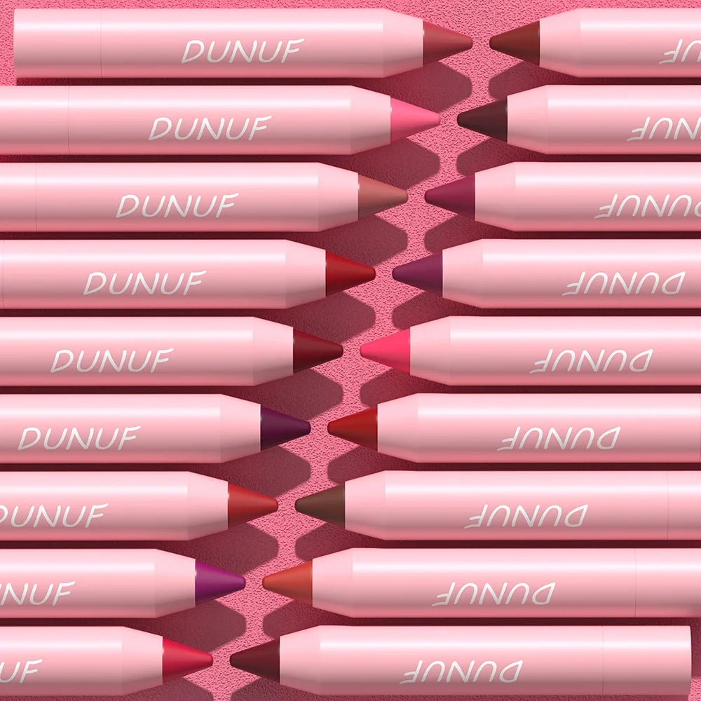 Matte Velvet Lipstick Pencil – Waterproof Lip Contour & Tint Lipliner Pen (18 Colors)