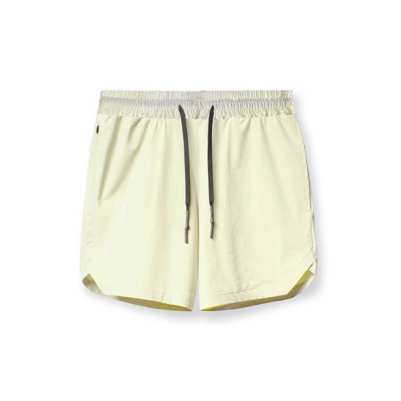 2024 Men’s Quick-Dry Woven Fitness Shorts – Solid Color Casual Sportswear