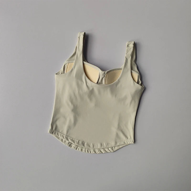 Women's High-Strength Sports Bra Tank – Shockproof, Supportive & Stylish Yoga Fitness Top