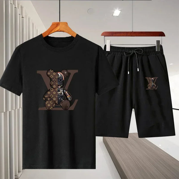 2025 Men's Summer Sportswear Set – Short-Sleeve T-Shirt & Shorts