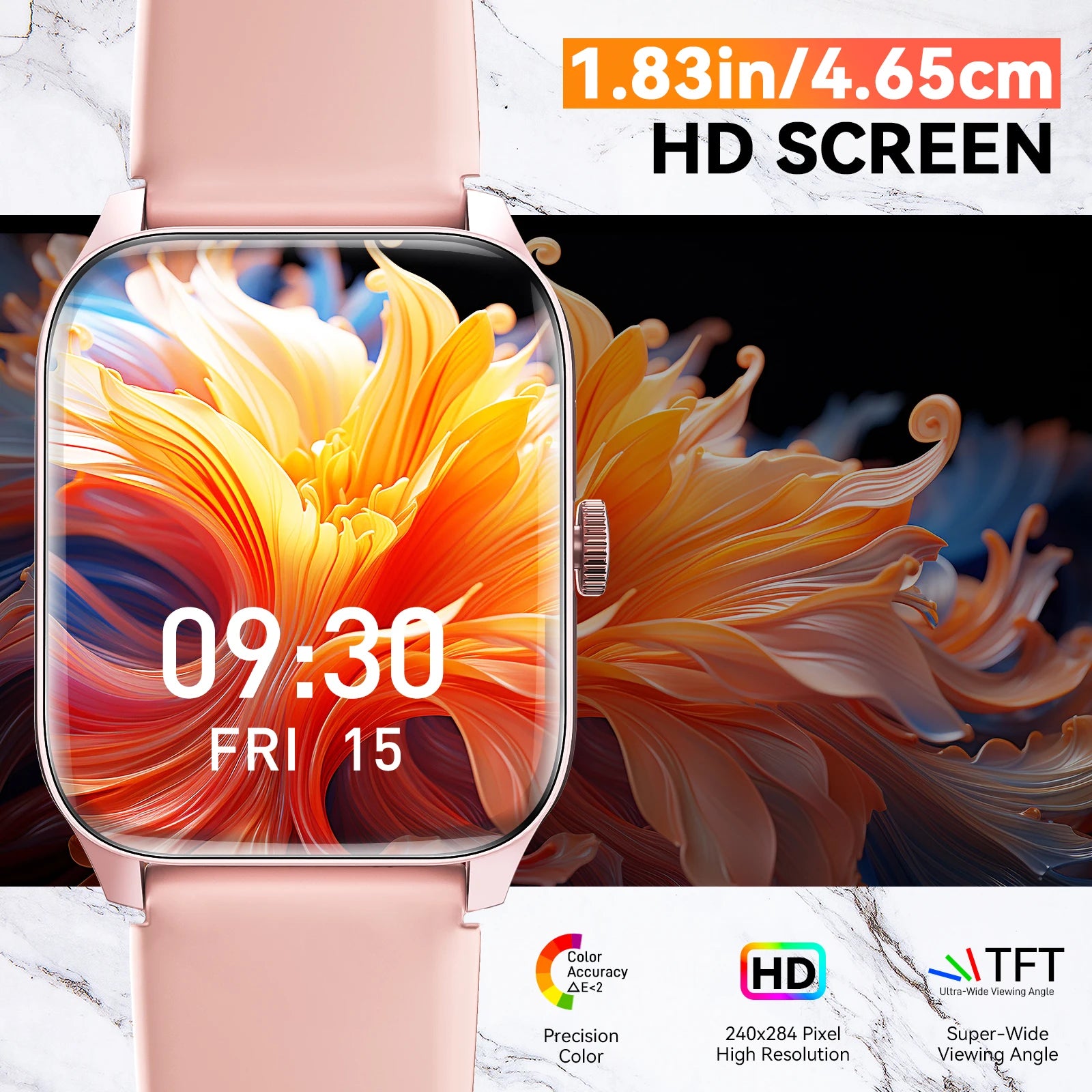 LaNikar QS56 Smart Watch 1.83"