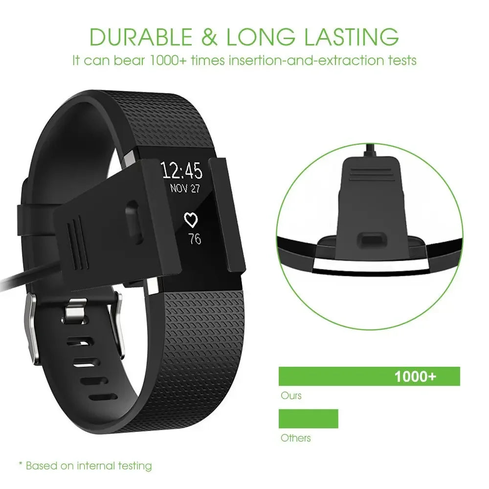 Fast Charger Cable For Fitbit Charge 2 3 4 SE Watch Replacement USB Charging Cradle Dock Adapter for Fitbit Charge 2 Tracker