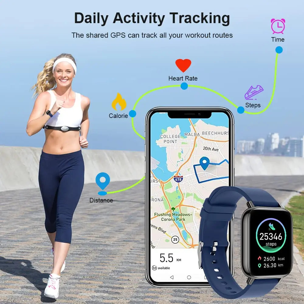 Jxrev 1.69'' Smart Fitness Watch