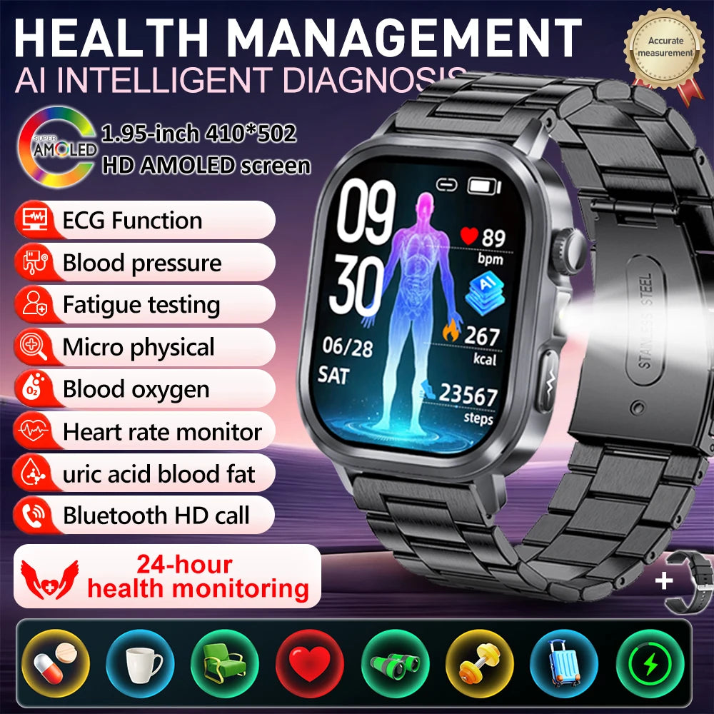 LED Flashlight Smart Watch